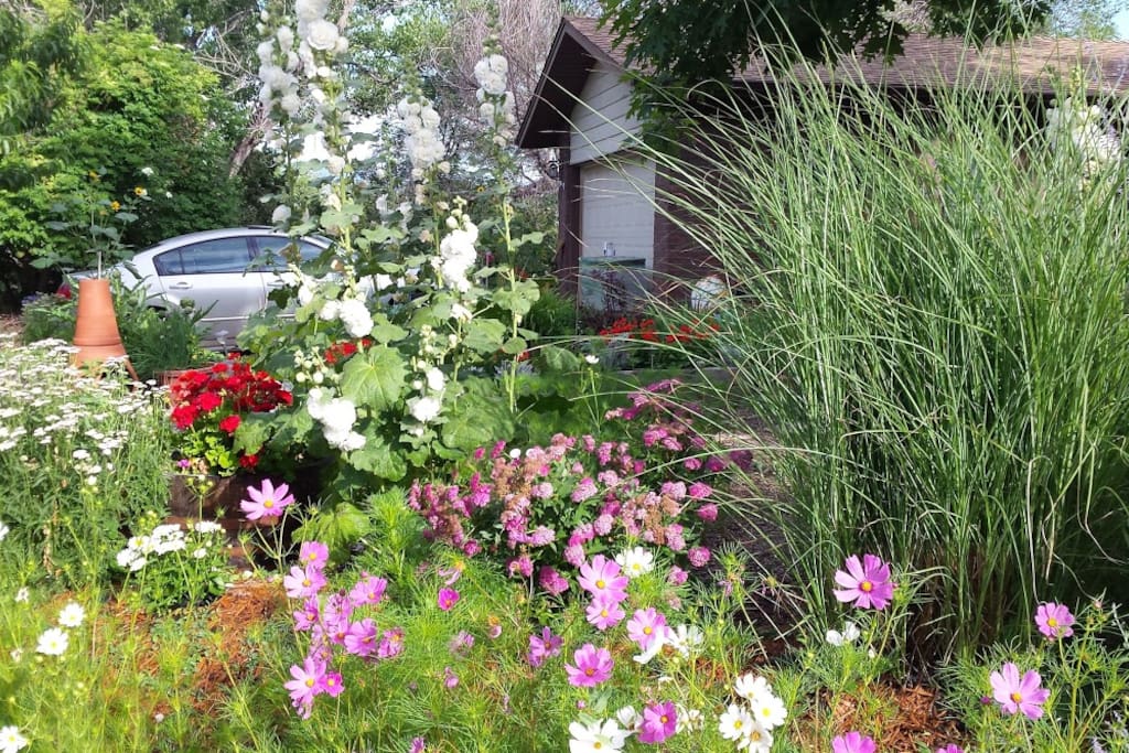 Pull up a bench and meditate in the garden.