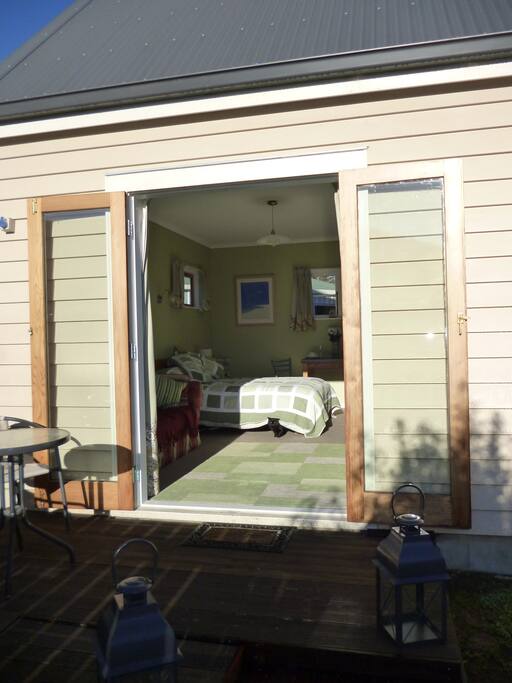 Sunshine warms the room