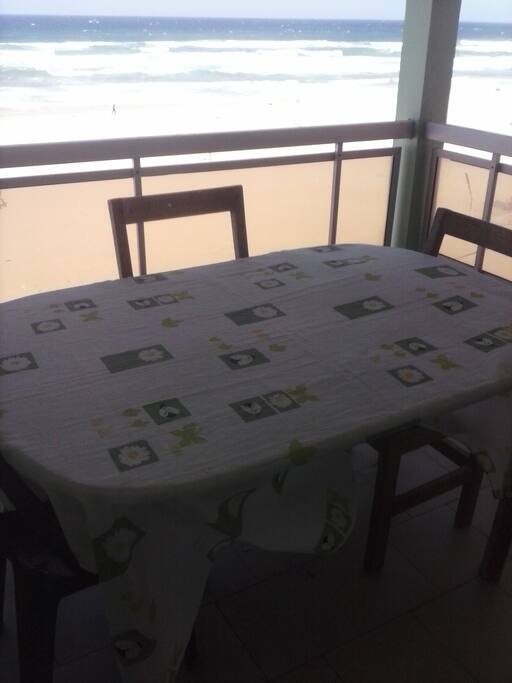 terrasse en face de la mer