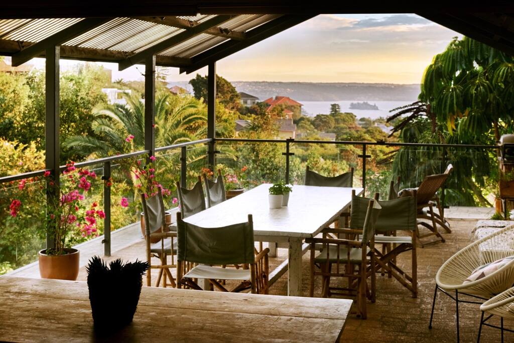 BBQ and Beautiful views from the huge terrace