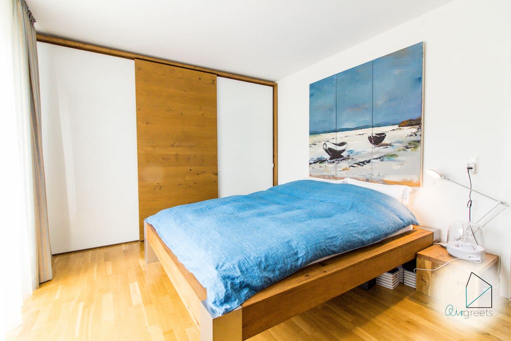 The bed is prepared for you.