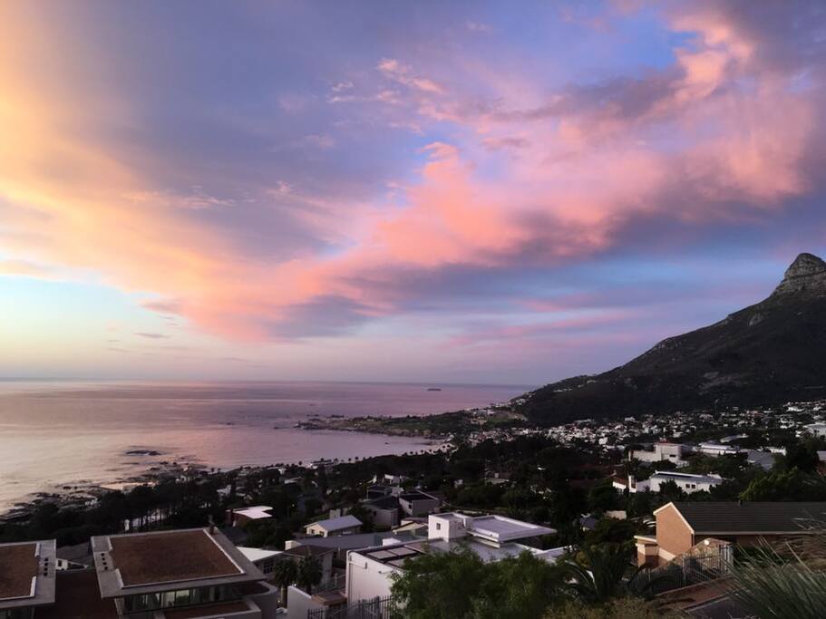 View towards Lions Head from balcony