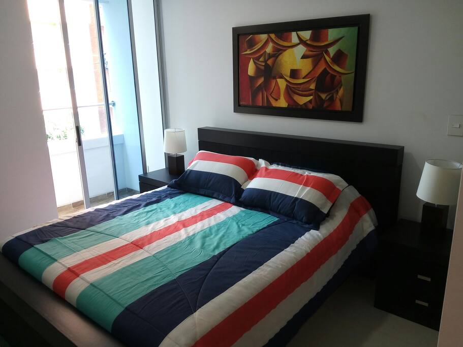 Master Bedroom with private bath.