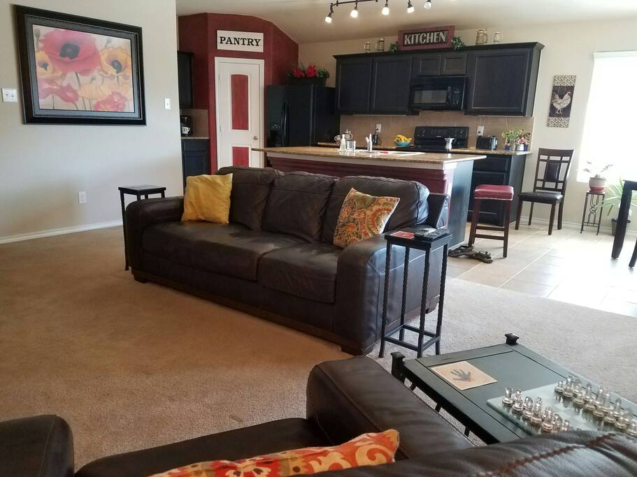 As part of the great room concept the living area is central to of all your social interaction.