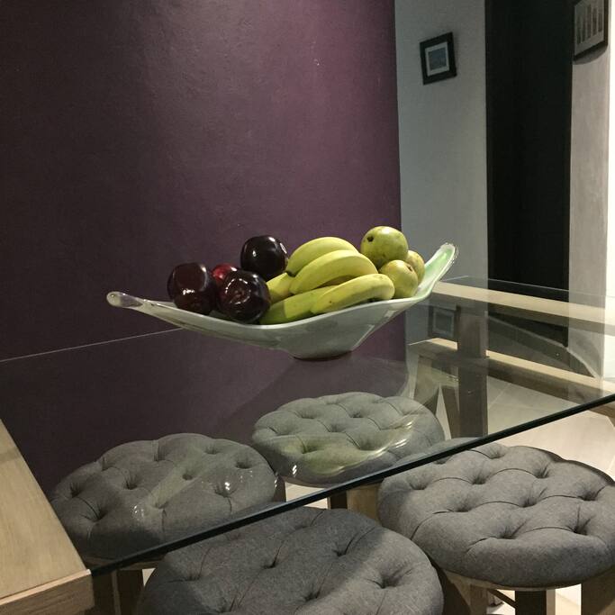 Desayunador en área compartida