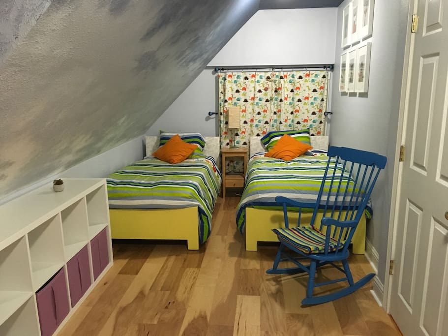 Can be configured as a king bed if desired.