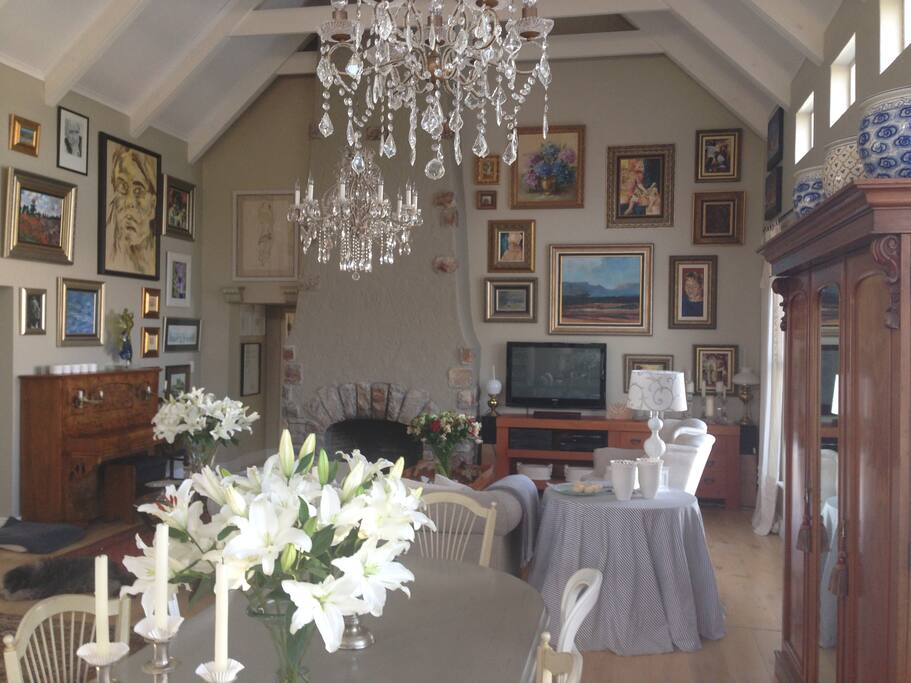 Entire house is double volume - airy and light
