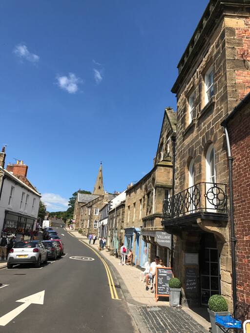 West Tower is in the heart of the village