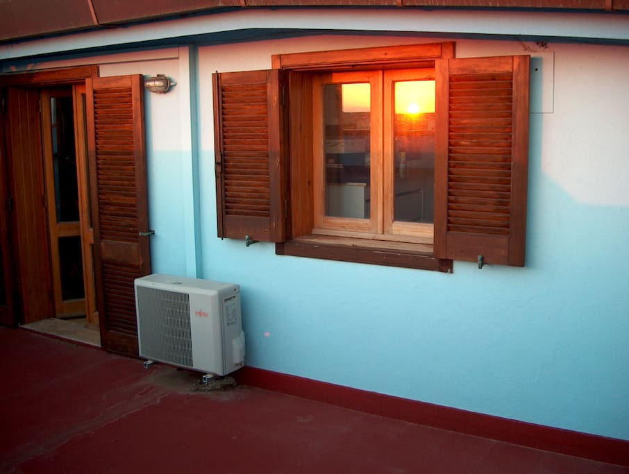 terrazza mansarda e finestra cucina