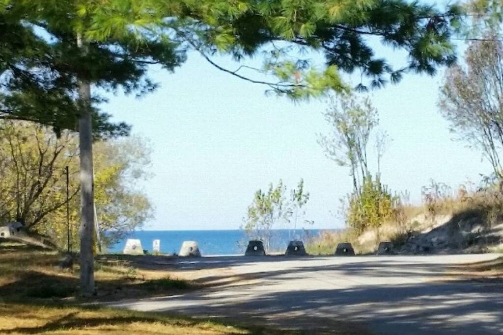 View of Beach from House