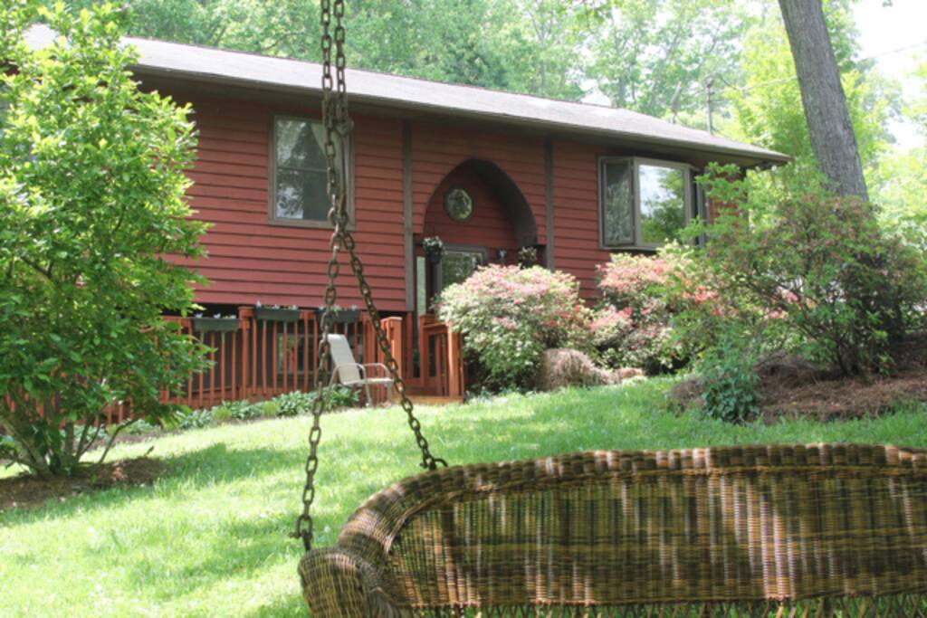 Front of house, swing