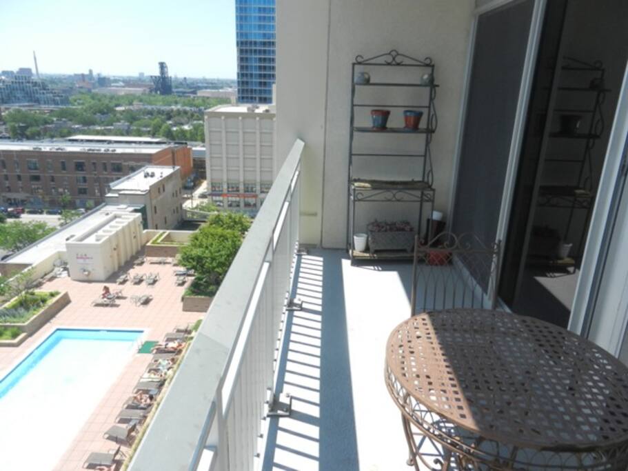 Balcony pool view southwest