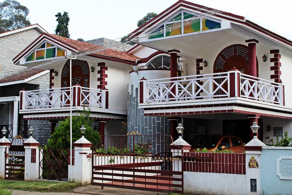 Front view of Homestay