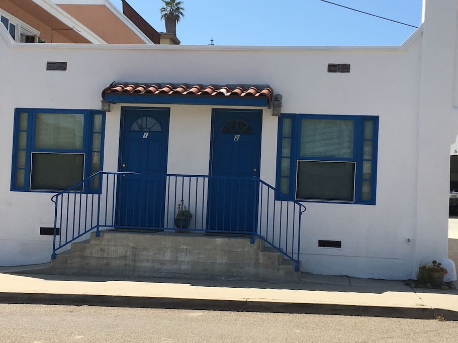 Front of Unit 1 & 2 (can be rented toegther)