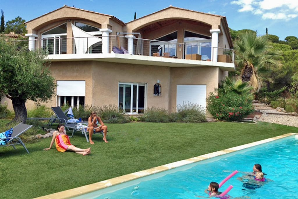 Large swimming pool