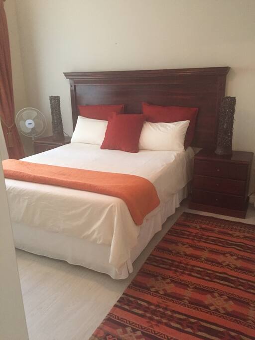 Main Bedroom with Queen size extra length bed