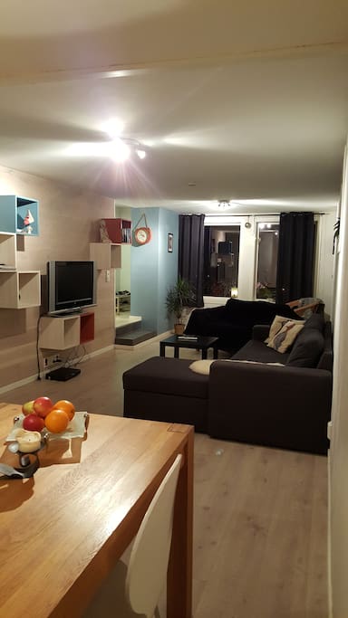 Modern and spacious living room