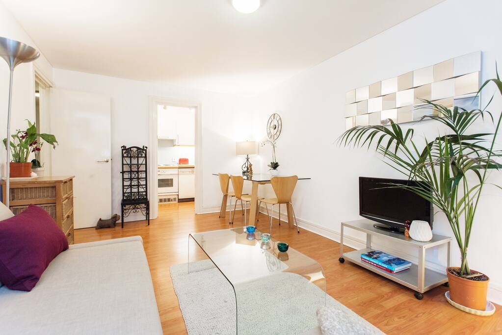 Large open-plan setup and easy access to the kitchen