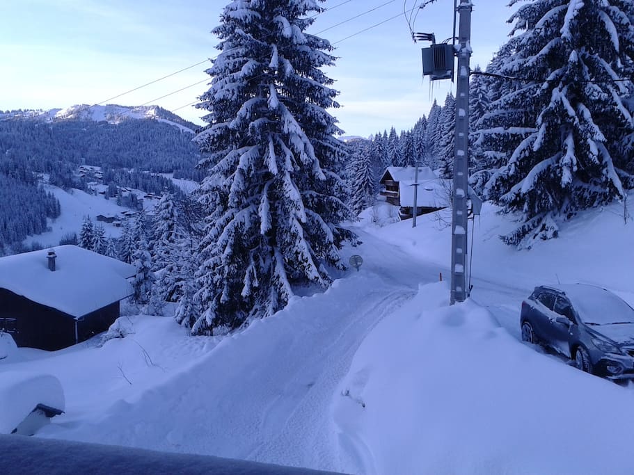 Winter view - Balcony
