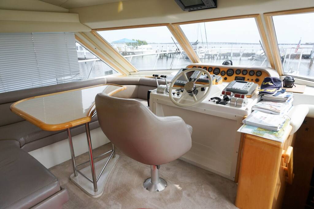 Helm/dinette area