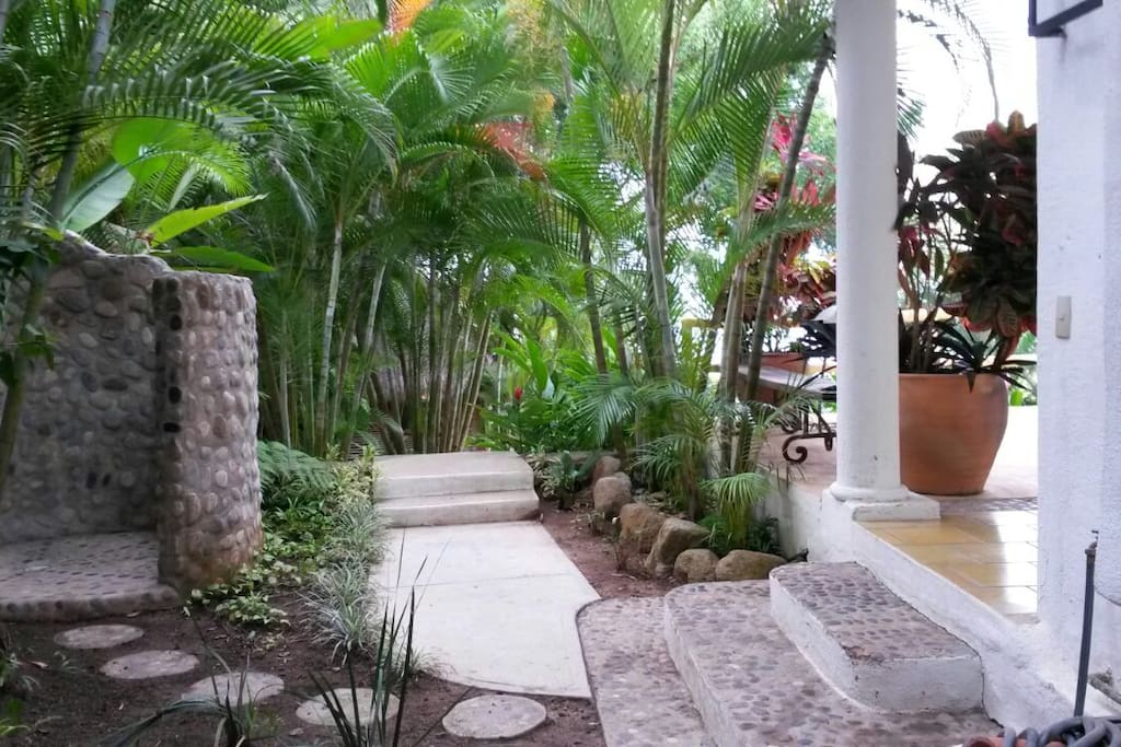 Path way to the pool