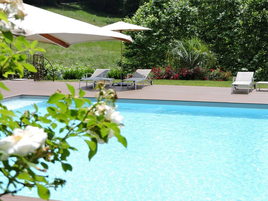 Piscine partagée