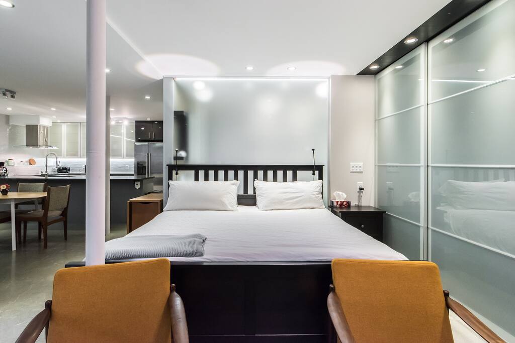 King size bed offering superior comfort