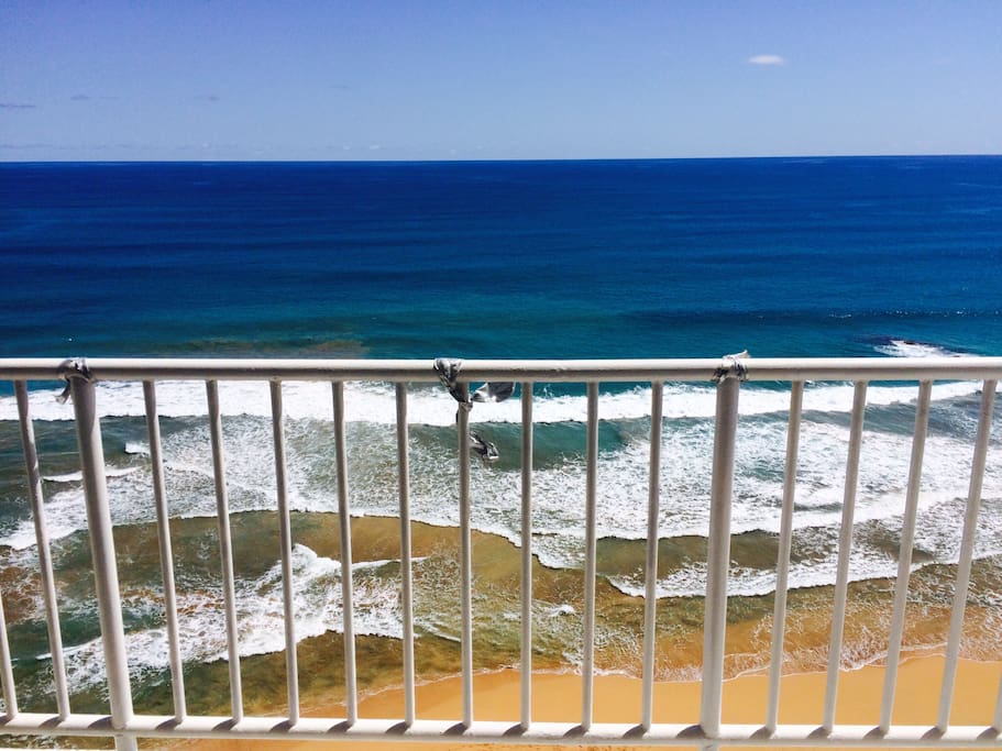 View from private balcony