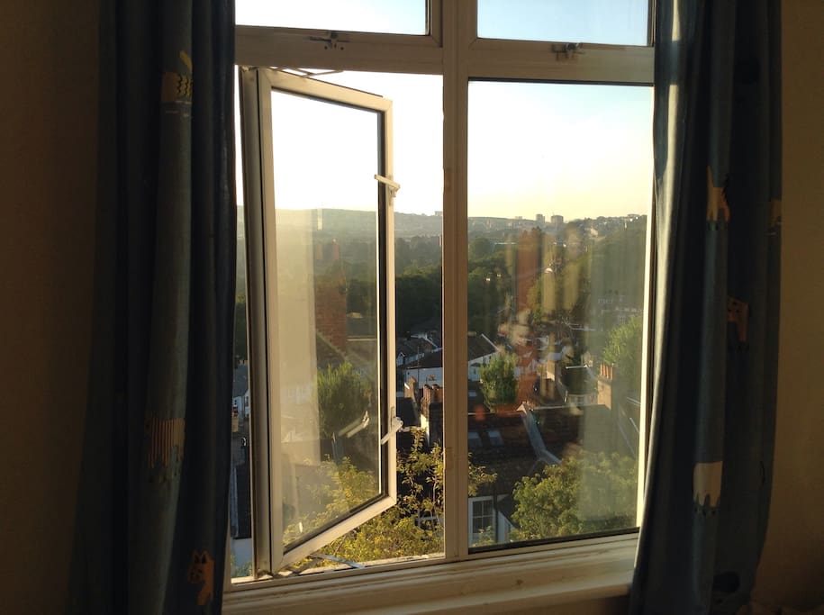 The view from the bedroom