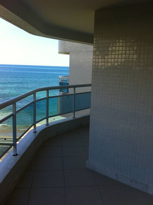 varanda com vista ao mar