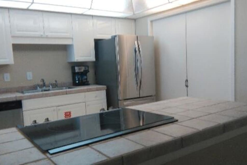 kitchen with stainless steel appliances