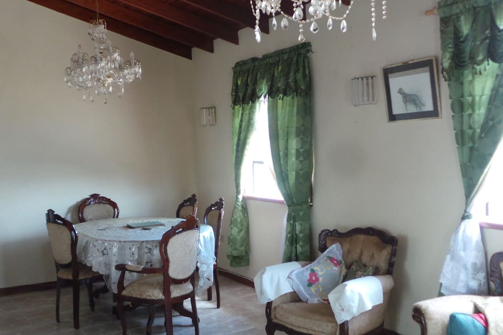 Dining area.