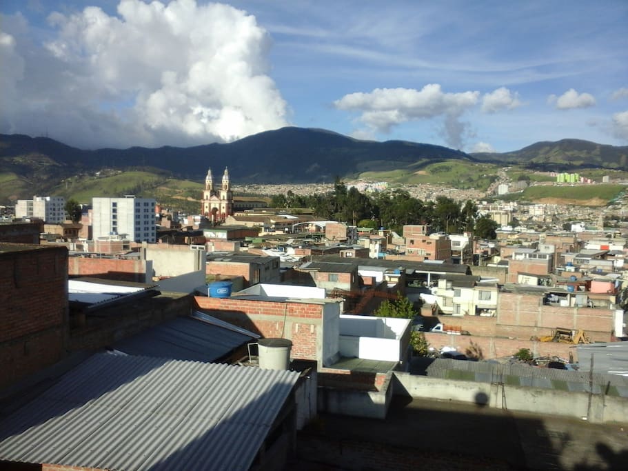 Vista desde la terraza, un bello espacio para compartir.