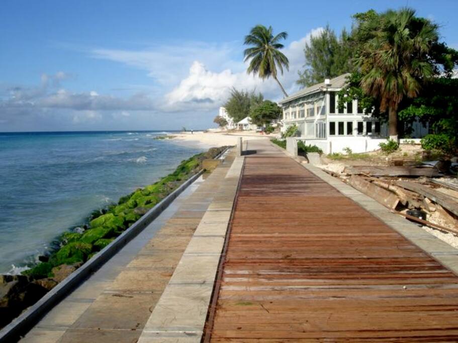 The boardwalk in Hastings. This is a 5 minute drive from our location.