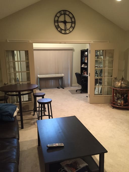 Living Room and Den