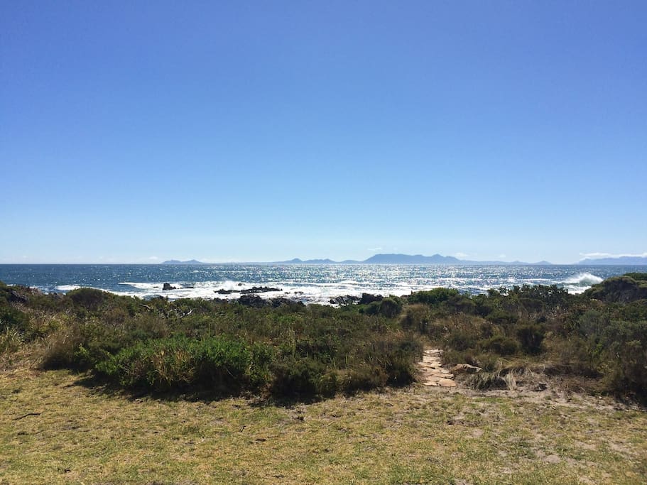 The view from the garden