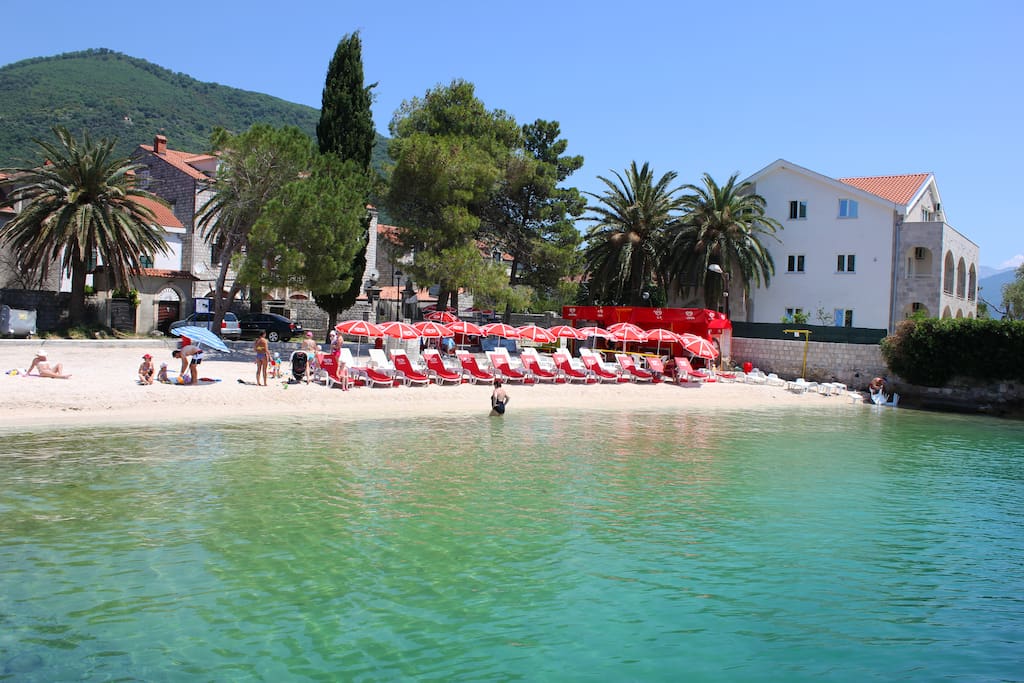 The nearest beach