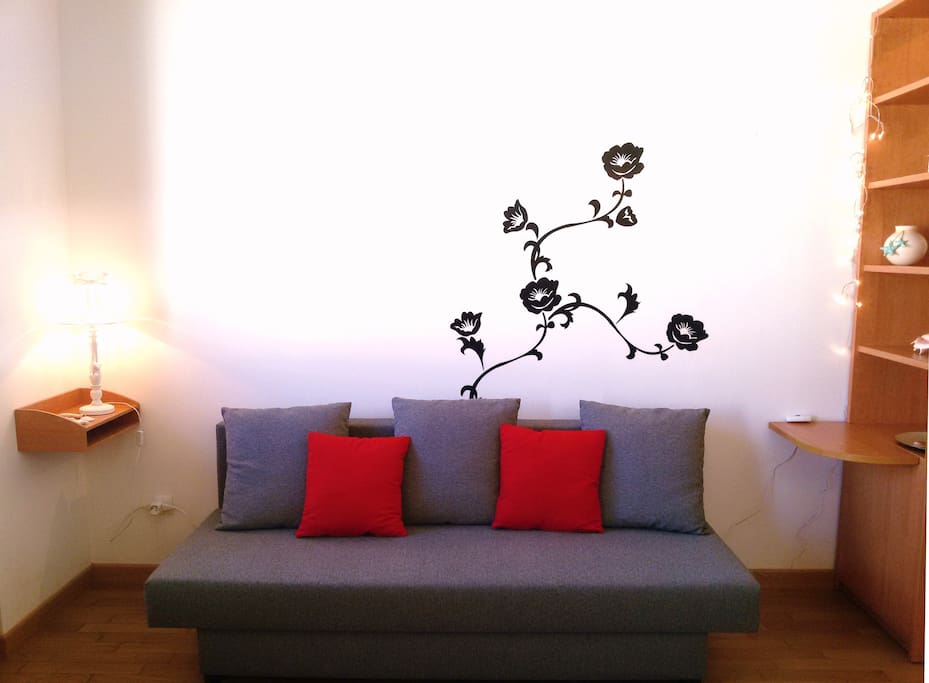 The soft Sofa in the Living Room