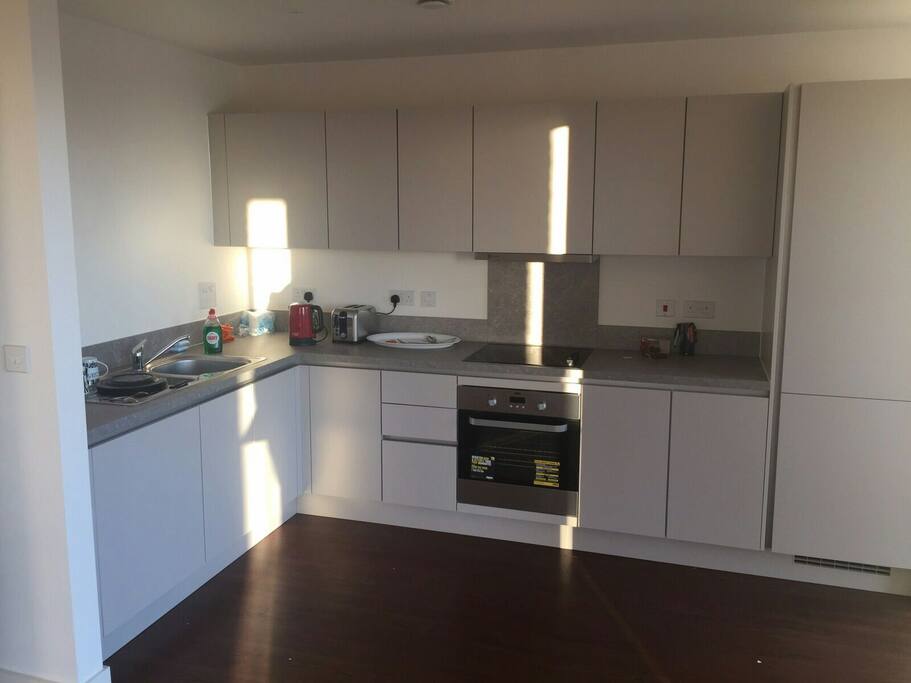 Fully equipped modern kitchen