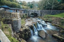 River and waterfall setting with your own balcony,bedroom / windows views of this stunning and unique location in the Brecon Beacons 