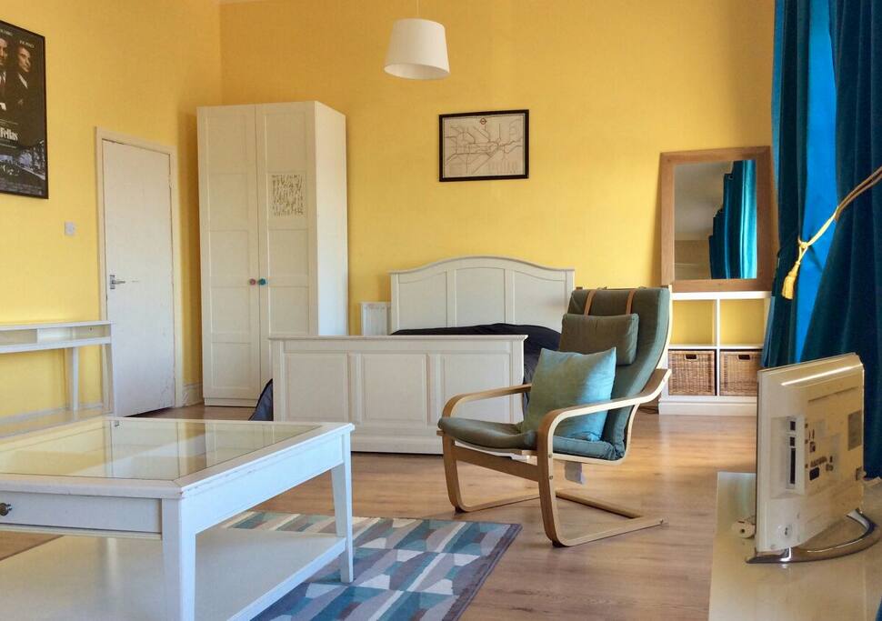 The seating area