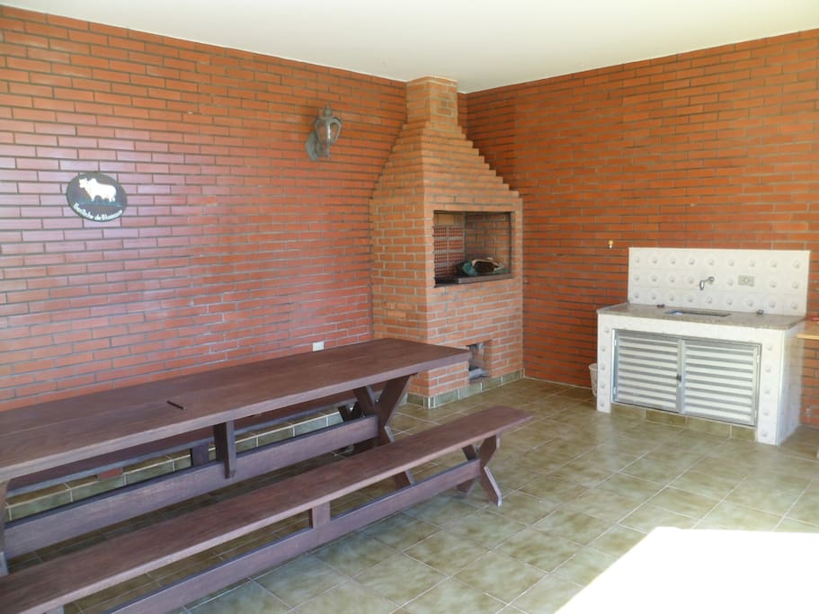 Espaço Gourmet - churrasqueira