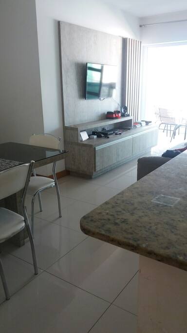 Vista ao entrat no apartamento