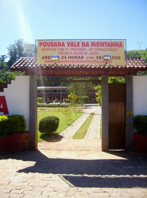 Entrada da pousada