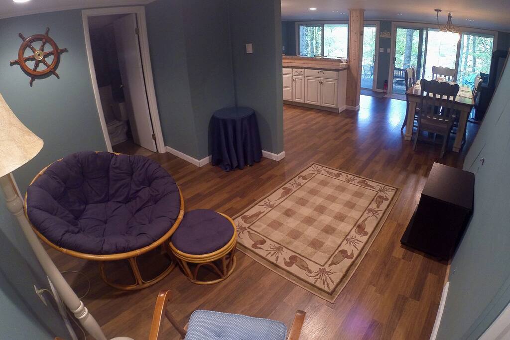 COZY DOWNSTAIRS LIVING SPACE