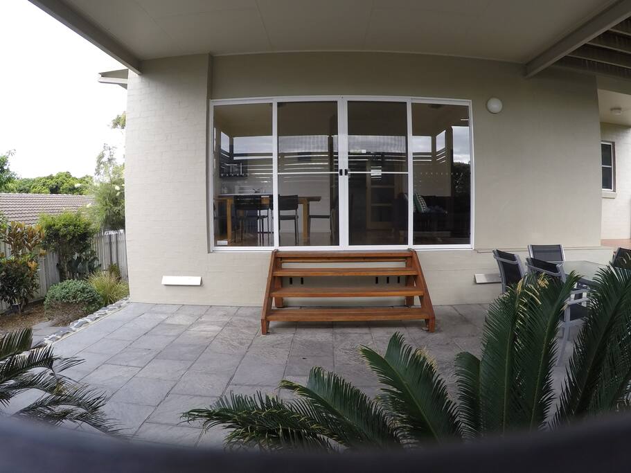 Alfresco area with sea breezes