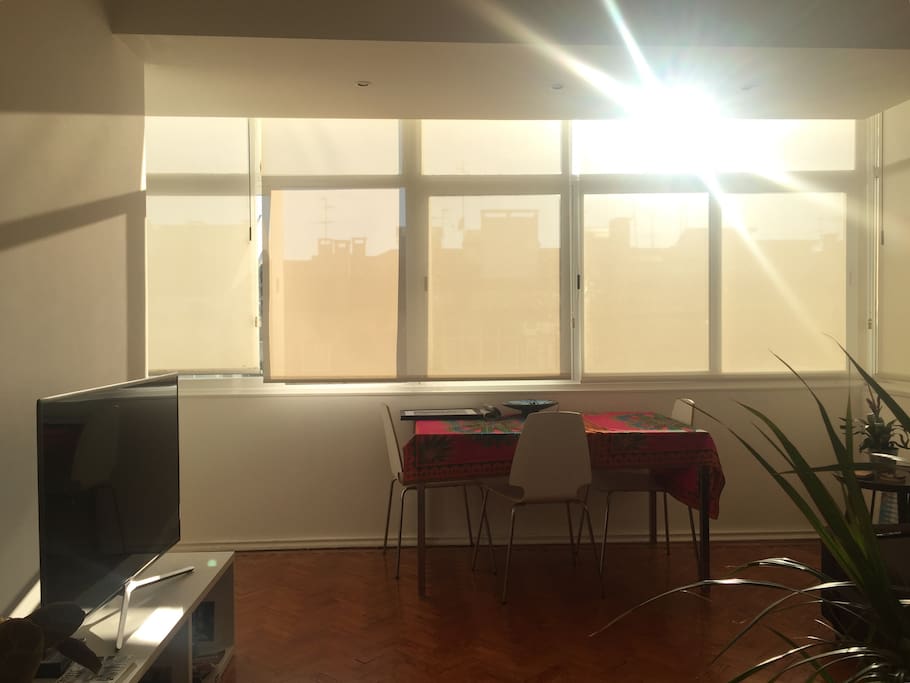 Our very sunny living room!