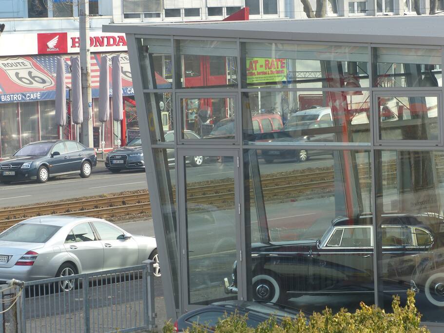 Nur 200m zum Szenetreff "Route 66"