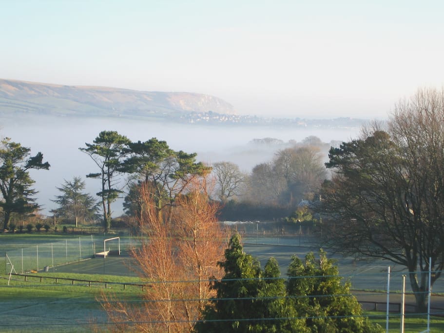 Winter view towards Swanage