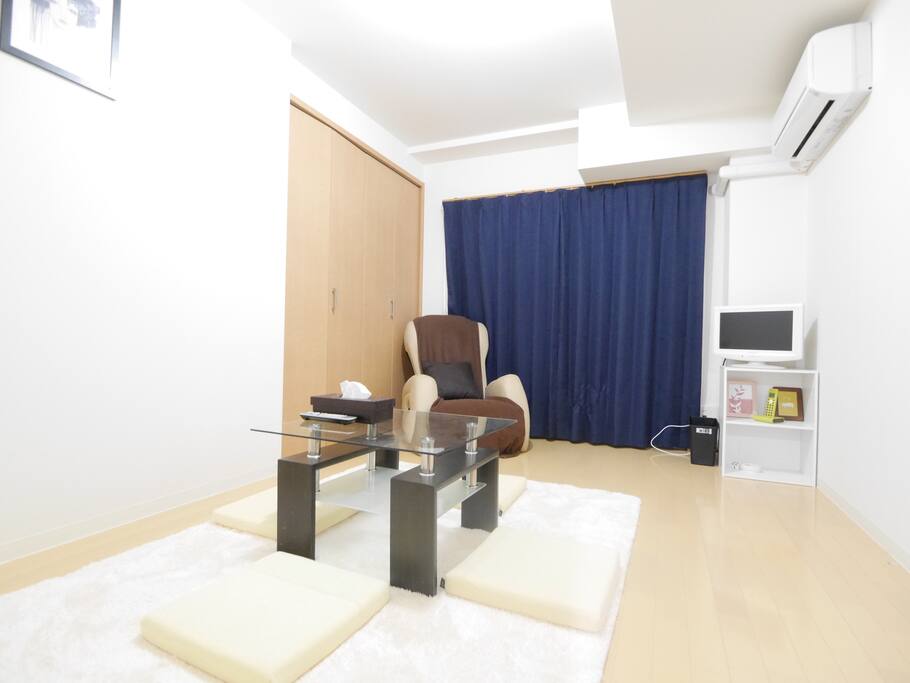 Living room & Bed room!